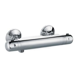 Смесител с Две Ръкохватки Rousseau Volga 2 Сив Месинг 15 cm Душ