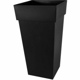 Саксия EDA 13639 G.ANT SX2 Сив Антрацит Пластмаса Квадратек 43,3 x 43,3 x 80 cm