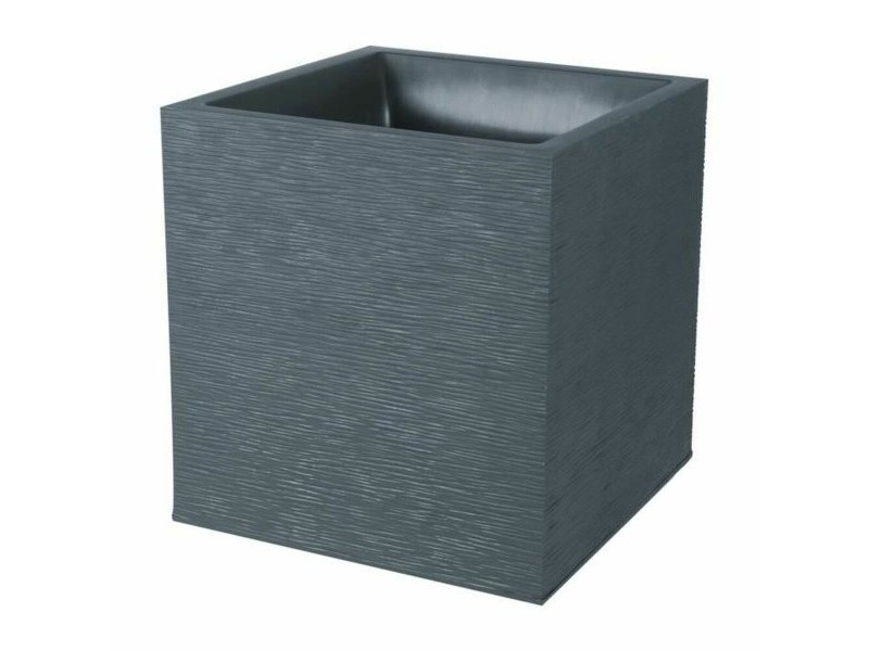 Саксия EDA Квадратек Тъмно сив (39 x 39 x 43 cm)