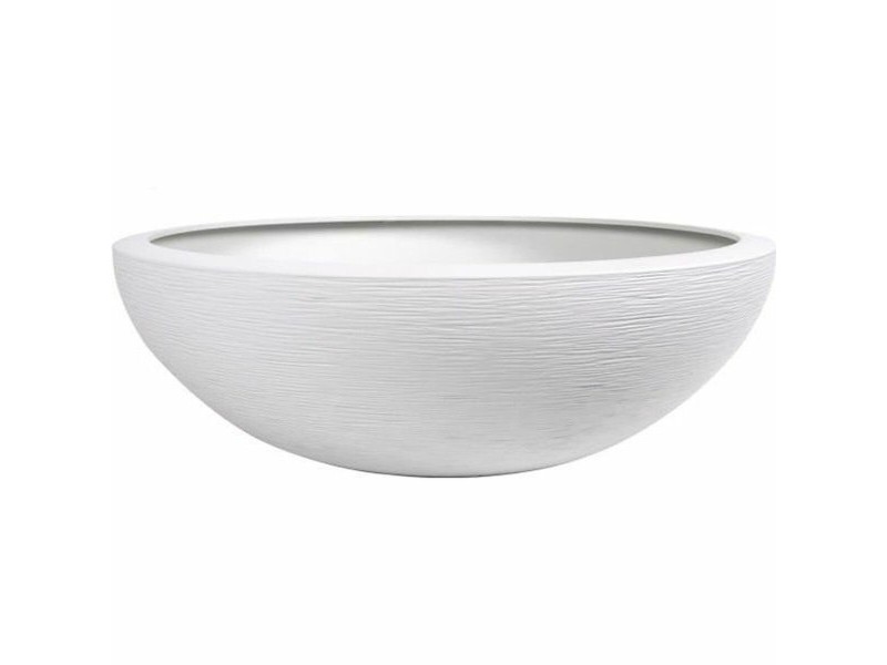 Саксия EDA Ø 59 cm Бял Пластмаса Кръгъл