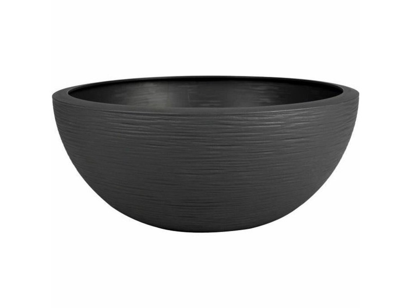 Саксия EDA 3210103482 Сив Антрацит Пластмаса Ø 40 cm