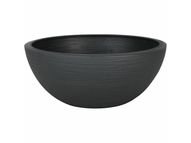 Саксия EDA 547020 Сив Антрацит Пластмаса Ø 30 cm