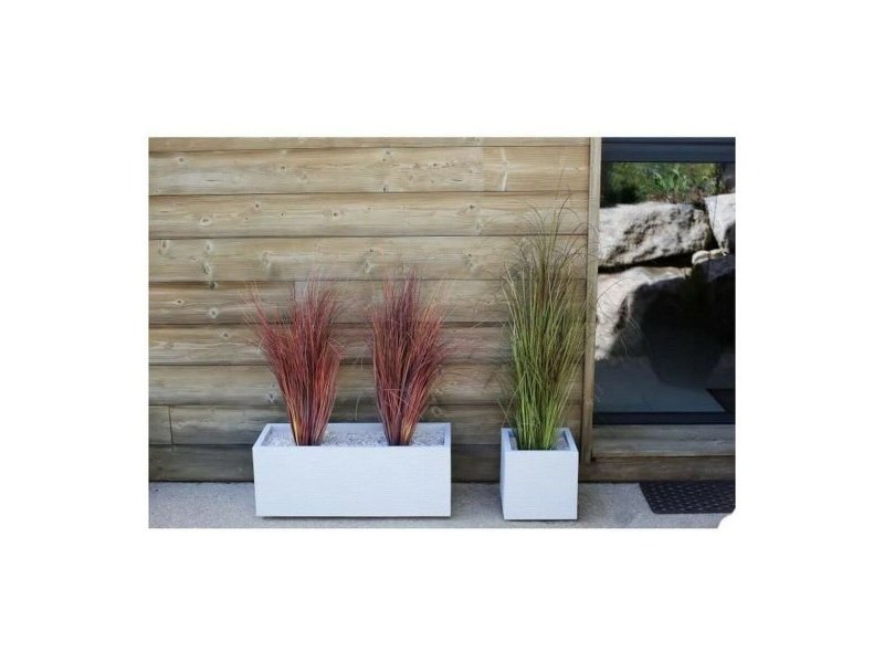 Саксия EDA Graphit Up Квадратен Бял 79,5 x 29,5 x 29,5 cm