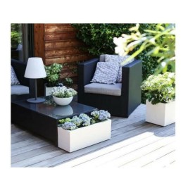 Саксия EDA Graphit Up Квадратен Бял 79,5 x 29,5 x 29,5 cm