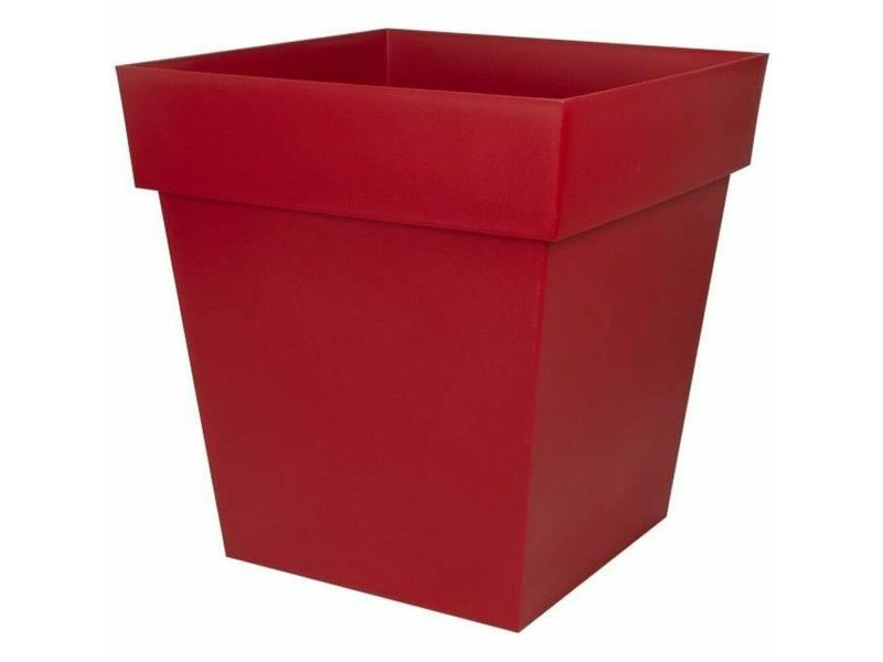 Саксия EDA Tuscan Червен Квадратек Ø 50 cm