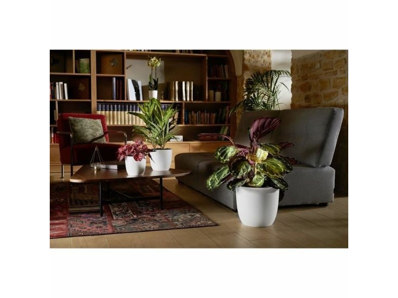 Саксия EDA Opal Chape Бял Ø 29,5 cm