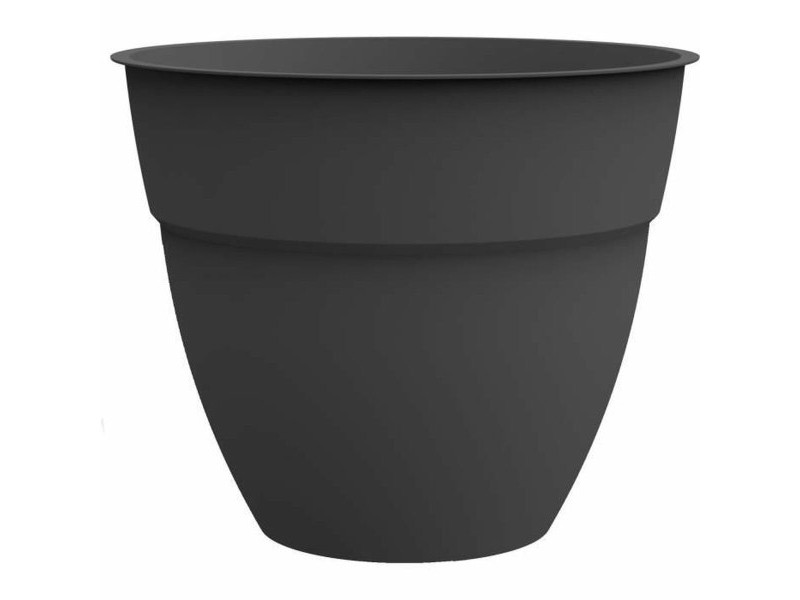 Саксия EDA Сив Ø 52 cm Тъмно сив Пластмаса Кръгъл Модерен