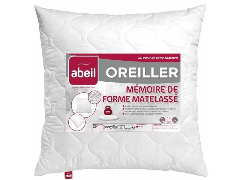 Възглавница от мемори пяна Abeil 60 x 60 cm