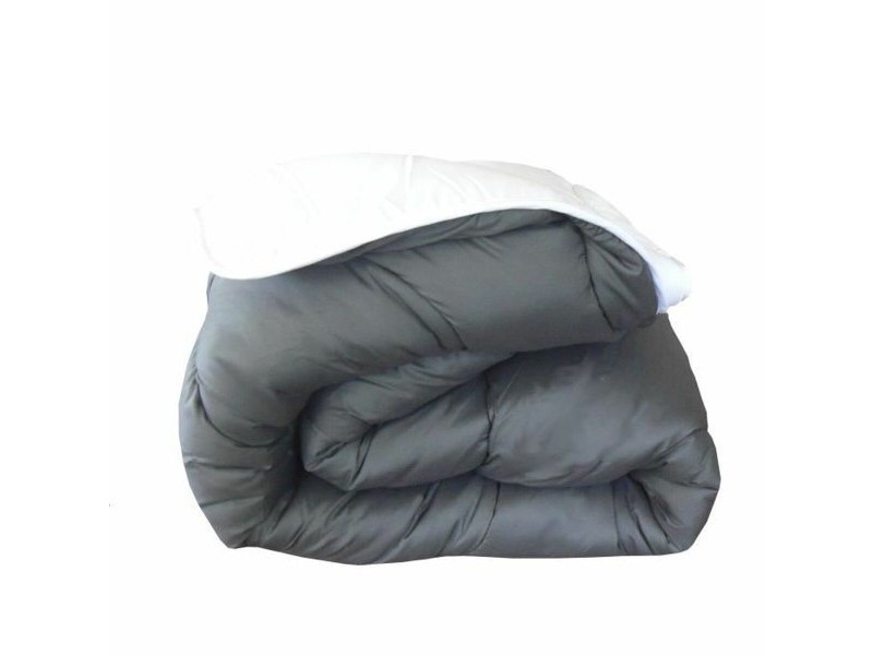 Пух Abeil Бял Сив Бял/Сив 350 g/m² 140 x 200 cm
