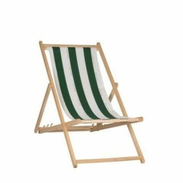 Lamamistool Jardin Prive Cancale Райета Бял/Зелен букова дървесина (132 x 55 x 35 cm)