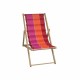 Lamamistool Jardin Prive Червен Райета 106 x 55 x 95 cm Lamamistool Jardin Prive Червен Райета 106 x 55 x 95 cm