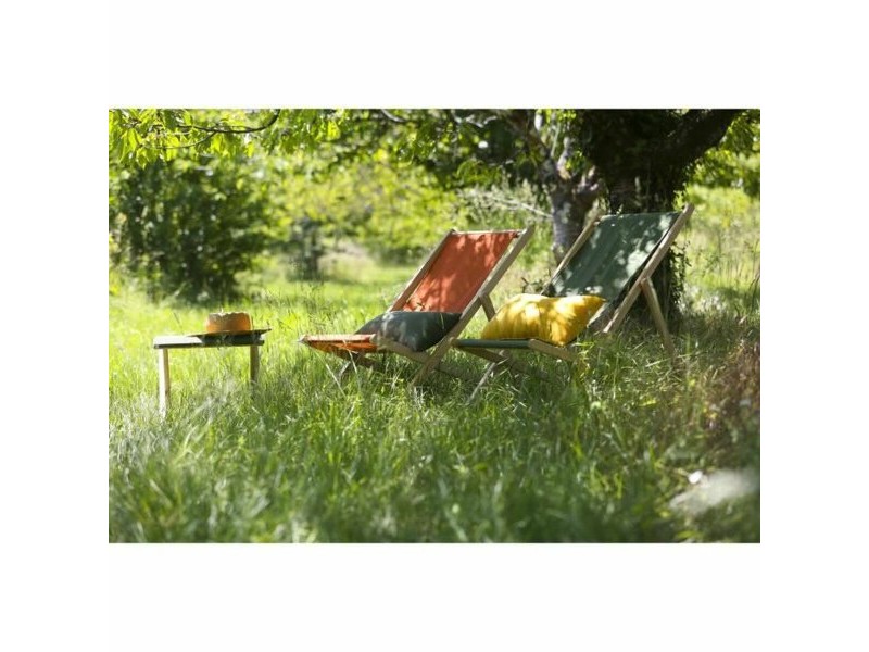 Lamamistool Jardin Prive Кафяв Червен 132 x 55 x 35 cm Дървен