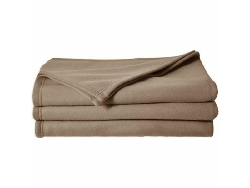 Одеяло Poyet  Motte POLECO Тъмнокафяв 240 x 260 cm 100 % полиестер