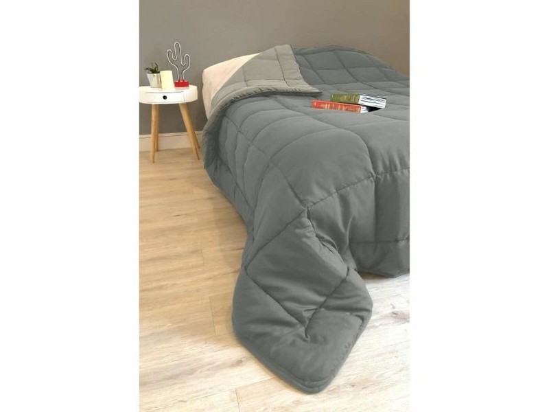 Скандинавски Стил Пълнеж Poyet  Motte Сребрист Стомана 400 g /m² 140 x 200 cm