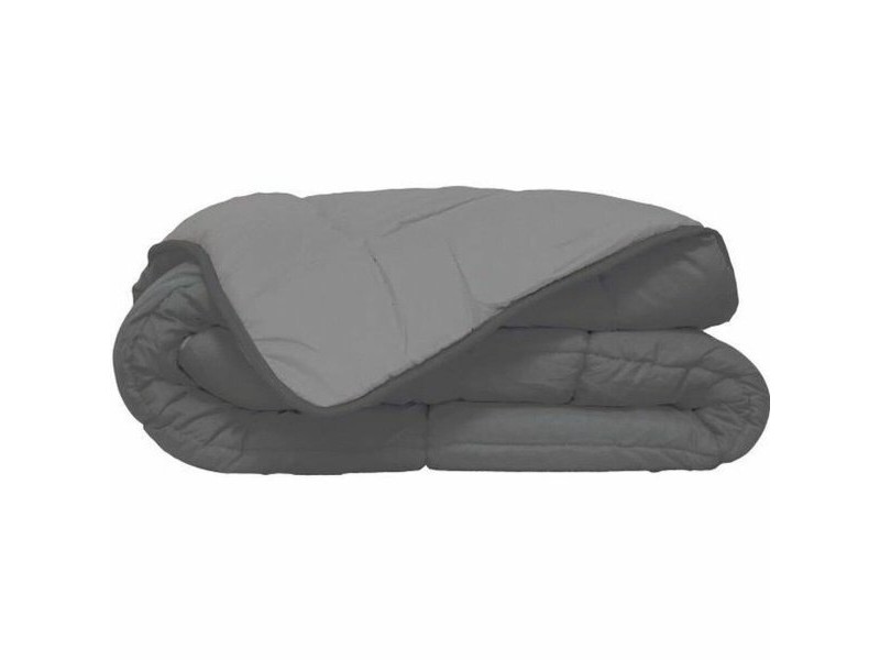 Скандинавски Стил Пълнеж Poyet  Motte Calgary Сив Сребрист 400 g /m² 220 x 240 cm