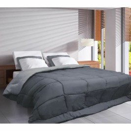 Скандинавски Стил Пълнеж Poyet  Motte Calgary Сив Сребрист 400 g /m² 220 x 240 cm