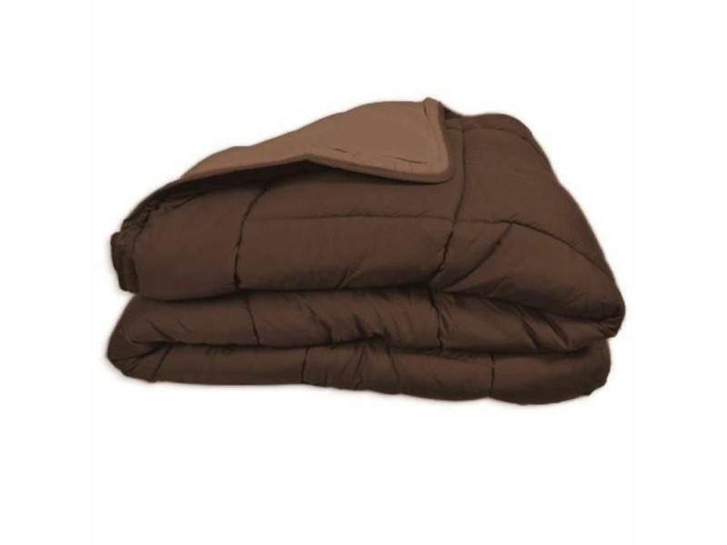 Скандинавски Стил Пълнеж Poyet  Motte Calgary Moka Шоколад 200 x 200 cm 400 g /m²