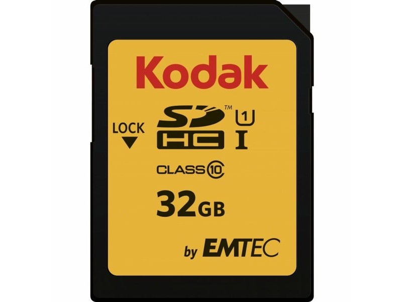 Mикро SD карта памет с адаптер Kodak SDHC32GBCLASS10U1 32 GB SDHC UHS-I Клас 10