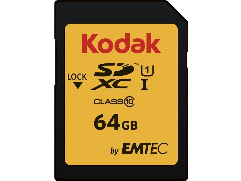 Mикро SD карта памет с адаптер Kodak EKMSD64GXC10K 64 GB