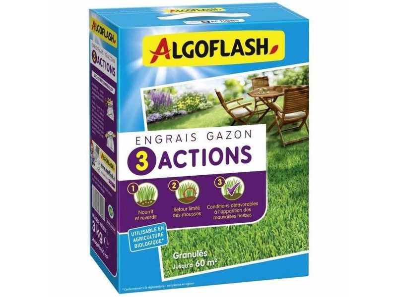 Растителен тор Algoflash 3 actions 3 Kg