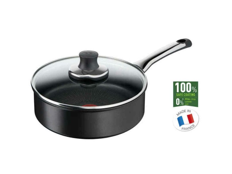 Касерола с Капак Tefal EXCELLENCE 24CM Черен Ø 24 cm 5 L
