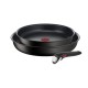 Тиган Tefal INGENIO 3PIEZAS Черен Алуминий 2 броя