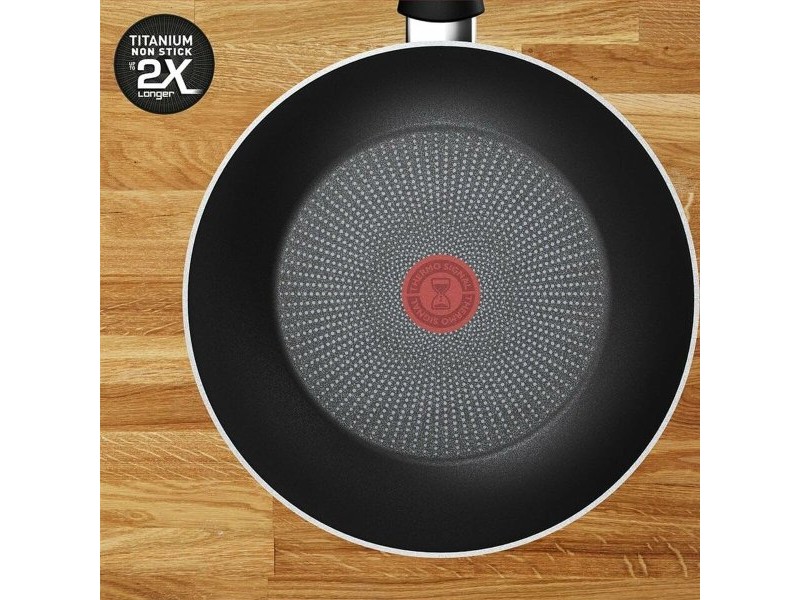 Тиган Tefal FORCE BLACK 28C Черен Алуминий Ø 28 cm