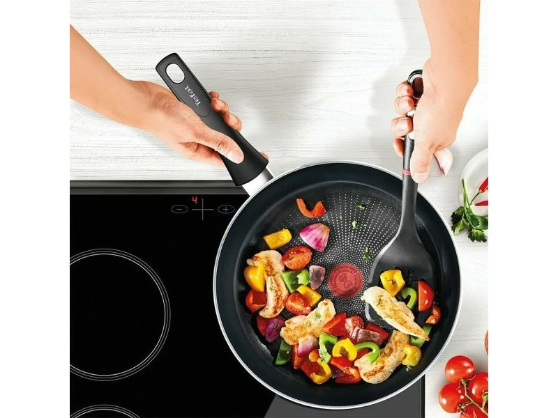 Тиган Tefal FORCE BLACK 24C Черен Алуминий Ø 24 cm