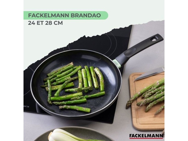 Комплект Тигани Fackelmann Brandao Черен Керамика 2 Части