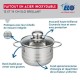 Тенджера Fackelmann Elo Brillant Стомана 1,75 L 1,25 L 2 Части
