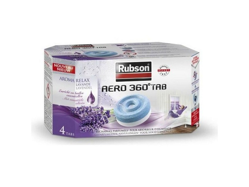 Замяна Rubson Aero 360 Обезвлажнител (4 uds)