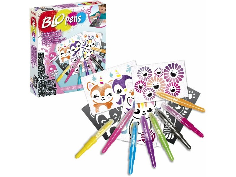Кутия за Оцветяване Lansay BLOPENS KAWAII Многоцветен