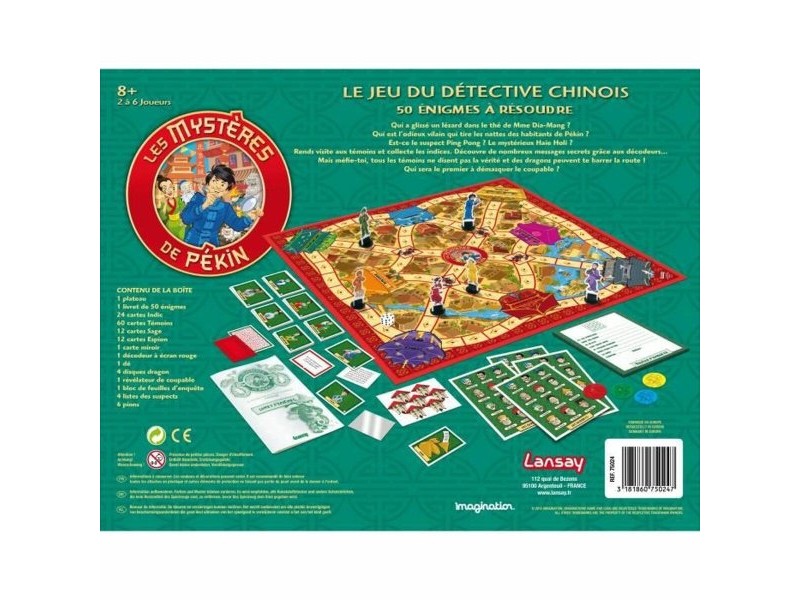 Настолна игра Lansay Les Mysteres De Pekin (FR) Настолна игра Lansay Les Mysteres De Pekin (FR)