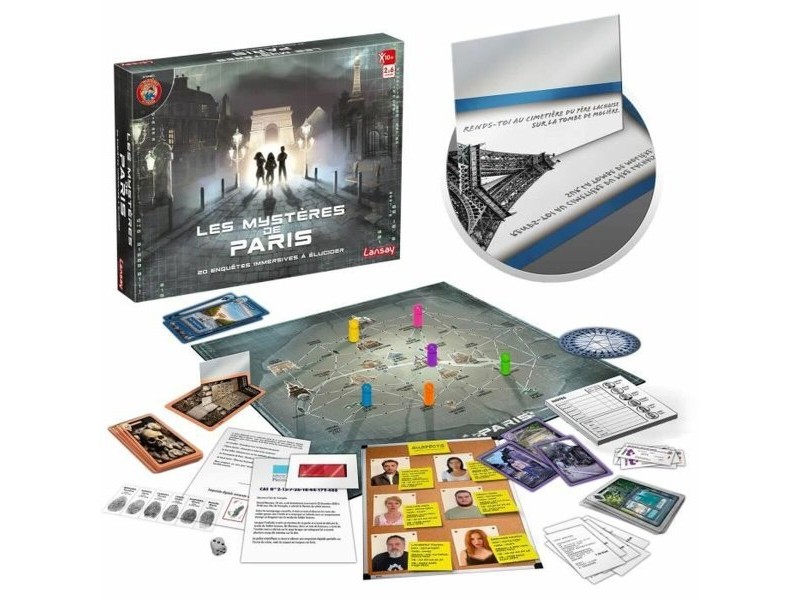 Настолна игра Lansay Les Mystères De Paris (FR)