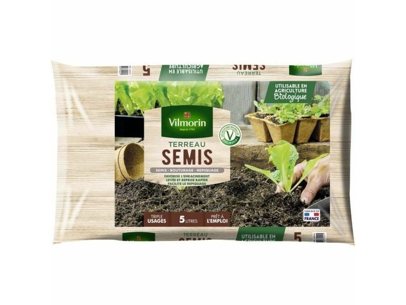 Почва за саксии Vilmorin Универсален Семена 5 L