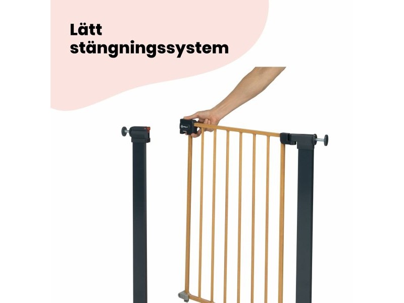 Защитна бариера Safety 1st Easy Close Кафяв Черен 73-80 cm