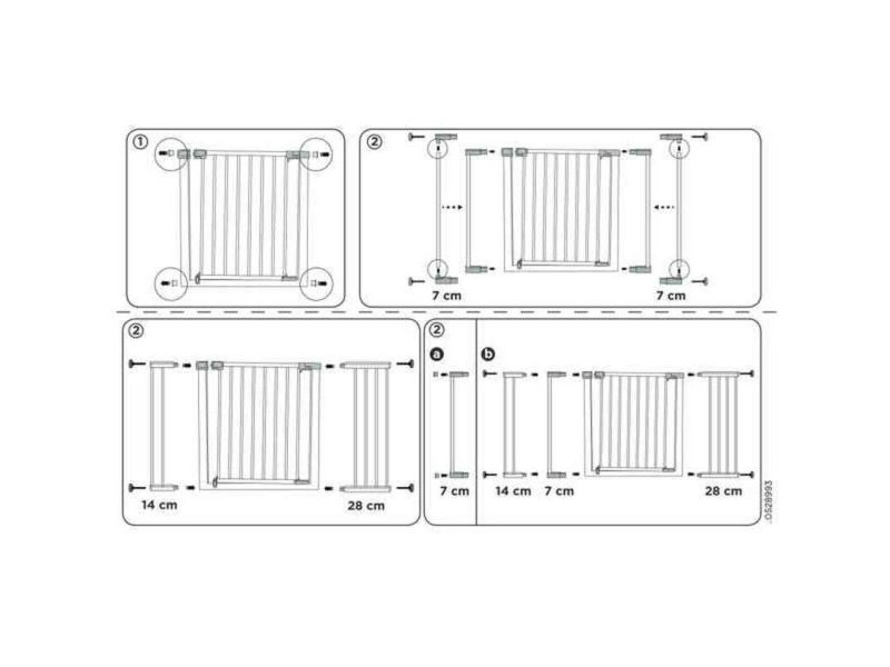 Преградни разширения Safety 1st 14 cm