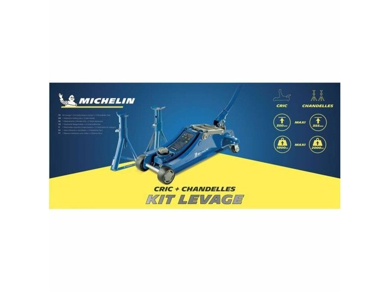 Повдигащ крик Michelin 1800 Kg Син Хидравличен