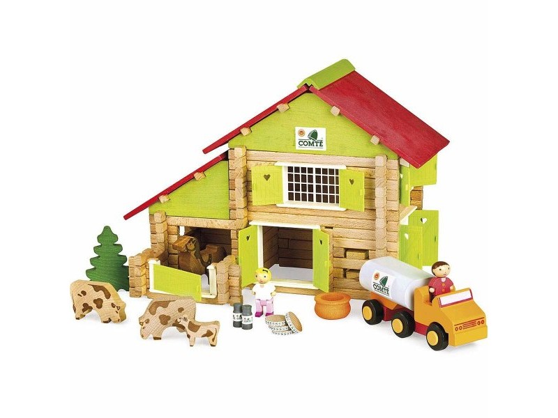 Playset Jeujura My Wooden Farm 180 Части