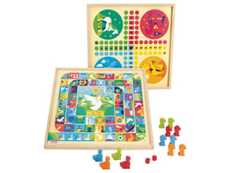 Настолна игра Jeujura Game of goose and small horses (FR)