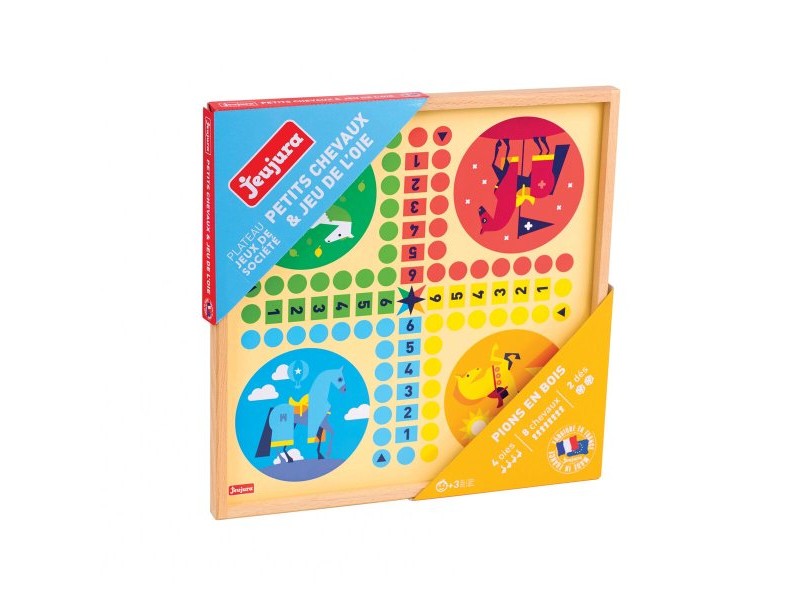 Настолна игра Jeujura Game of goose and small horses (FR)