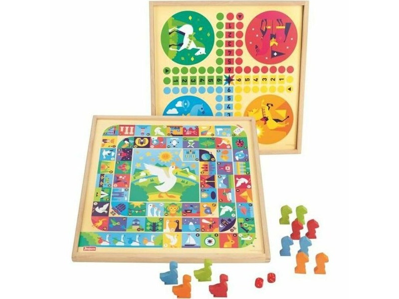 Настолна игра Jeujura Game of goose and small horses (FR)