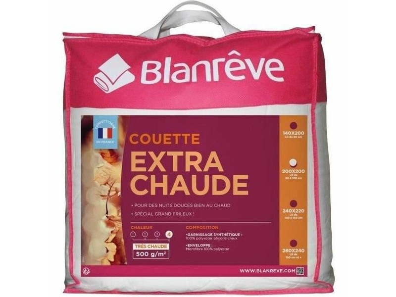 Скандинавски Стил Пълнеж Blanreve Бял 500 g/m² 200 x 200 cm