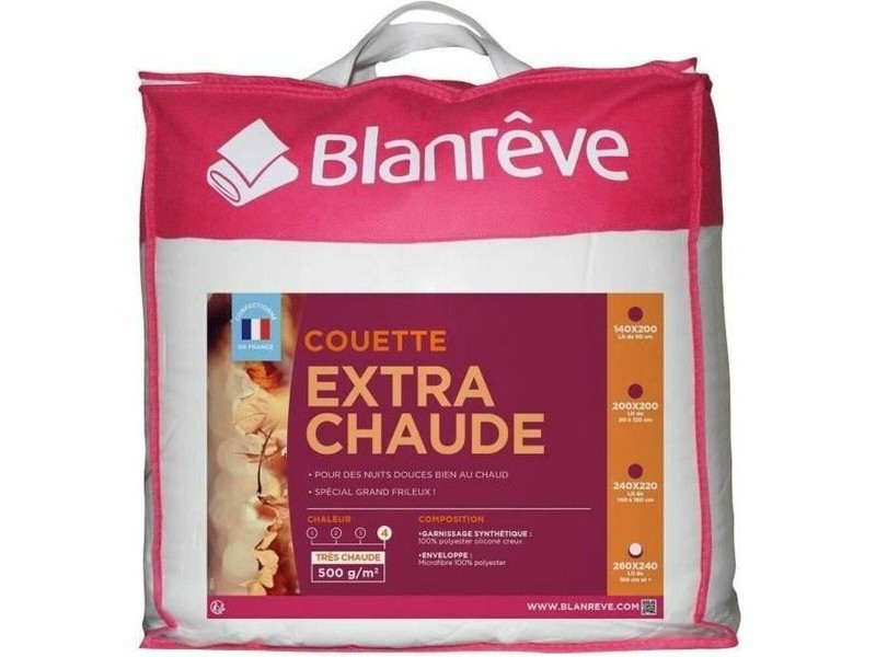 Скандинавски Стил Пълнеж Blanreve Бял 500 g/m² 240 x 260 cm