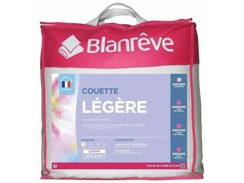Пух Blanreve Бял 200 g/m² 140 x 200 cm