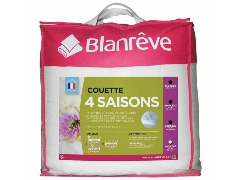 Скандинавски Стил Пълнеж Blanreve Бял 300 g/m² 240 x 260 cm
