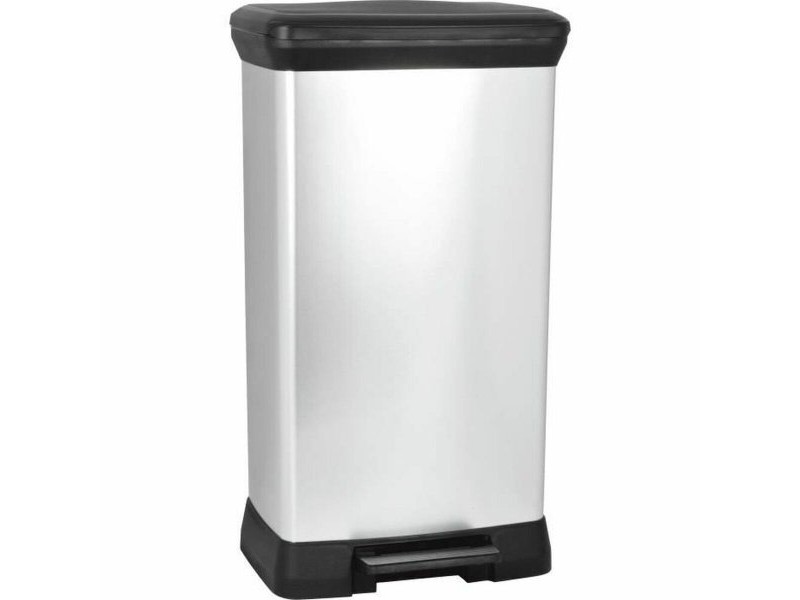 Кошче за боклук Curver CURVER Сребрист Метал 50 L