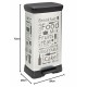Кошче за боклук Curver CEN-45916 Сребрист Метал 50 L
