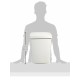 Кошче за Боклук Rubbermaid TAPA BASCULANTE Бял Черен Пластмаса 25 L