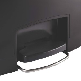 Кошче за Боклук Rubbermaid TAPA BASCULANTE Бял Черен Пластмаса 25 L
